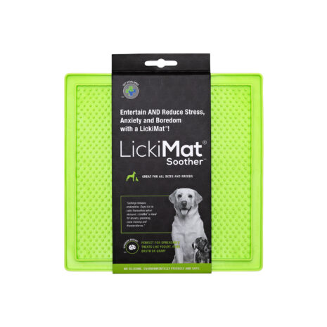 9349785000128 LM9002GN-DR LickiMat Soother Dog Green (1)