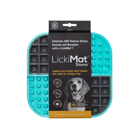 9349785000371 LM3001TQ-DR LickiMat Slomo Dog Turquoise